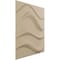 Ekena Millwork 19 5/8in. W x 19 5/8in. H Wave EnduraWall Decorative 3D Wall Panel Covers 2.67 Sq. Ft. WP20X20WVGBE - alternate 2